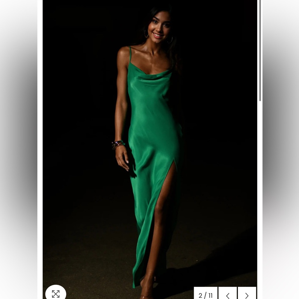 Meshki Cowl Neck Backless Maxi Dress